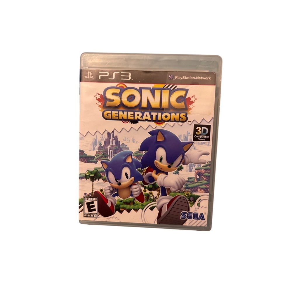 Sonic Generations (Sony PlayStation 3, 2011) no manual